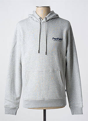 Sweat-shirt à capuche col rond gris PENFIELD homme