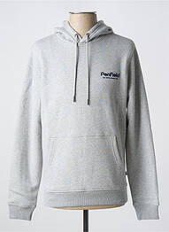 Sweat-shirt à capuche col rond gris PENFIELD homme