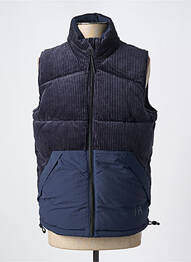Manteau court col col montant bleu SELECTED homme