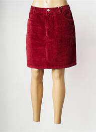 Mini-jupe rouge KNOWLEDGE COTTON APPAREL femme