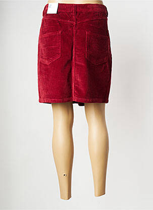Mini-jupe rouge KNOWLEDGE COTTON APPAREL femme