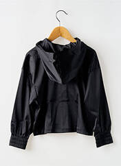 Sweat-shirt à capuche noir NIKE pour fille seconde vue
