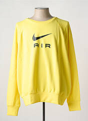 Sweat-shirt jaune NIKE pour homme seconde vue