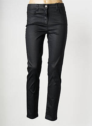Pantalon slim noir CAROLL pour femme