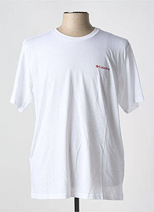 T-shirt blanc COLUMBIA pour homme