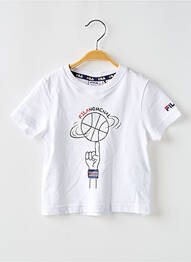 T-shirt col rond blanc FILA enfant