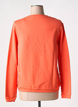 Sweat-shirt col rond orange I.CODE (By IKKS) femme