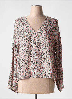 Top col v rose I.CODE (By IKKS) femme