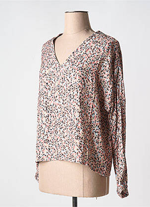 Top col v rose I.CODE (By IKKS) femme