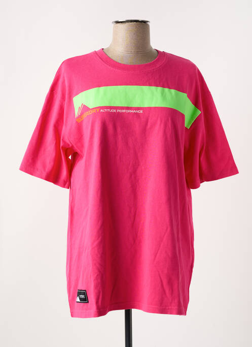 T-shirt rose SUPERDRY femme
