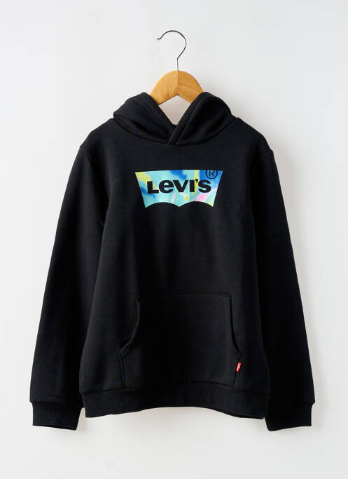 Sweat-shirt à capuche noir LEVIS pour garçon