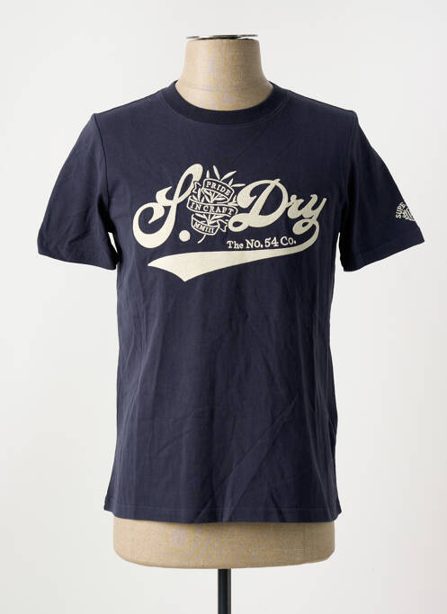 T-shirt bleu SUPERDRY pour femme