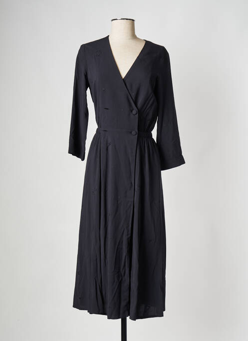 Robe mi-longue noir I.CODE (By IKKS) pour femme
