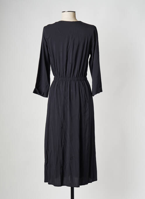 Robe mi-longue noir I.CODE (By IKKS) pour femme