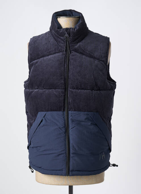 Manteau court bleu SELECTED pour homme