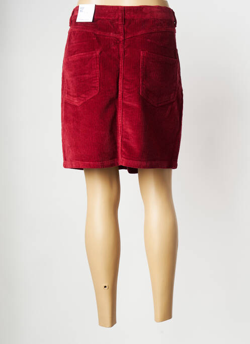 Mini-jupe rouge KNOWLEDGE COTTON APPAREL femme