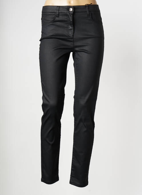 Pantalon slim noir CAROLL pour femme