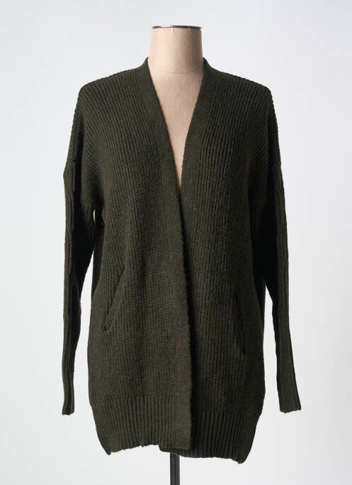 Gilet manches longues vert I.CODE (By IKKS) pour femme