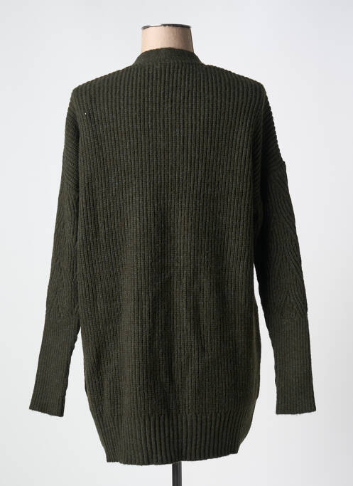 Gilet manches longues vert I.CODE (By IKKS) femme