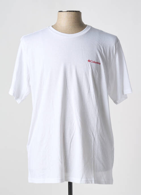 T-shirt blanc COLUMBIA pour homme