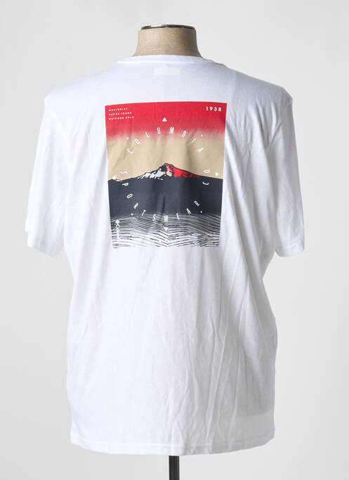 T-shirt blanc COLUMBIA homme