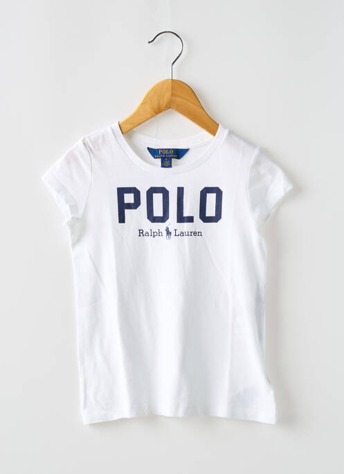 T-shirt blanc RALPH LAUREN pour fille