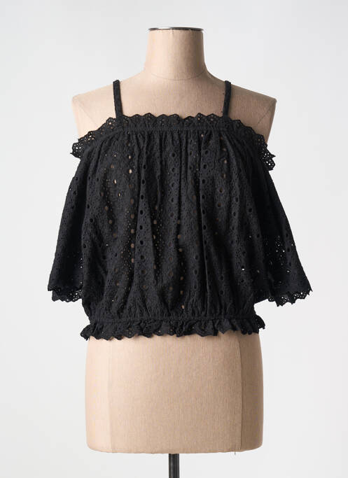 Top noir THE KORNER pour femme