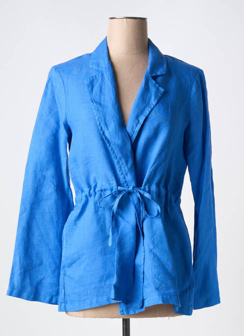 Blazer bleu LA FEE MARABOUTEE pour femme