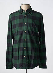 Chemise manches longues vert SELECTED pour homme seconde vue