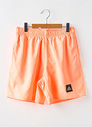 Short de bain orange ADIDAS homme