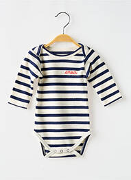Body lingerie col rond bleu MAISON LABICHE enfant