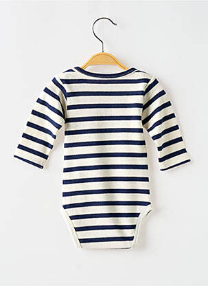 Body lingerie col rond bleu MAISON LABICHE enfant
