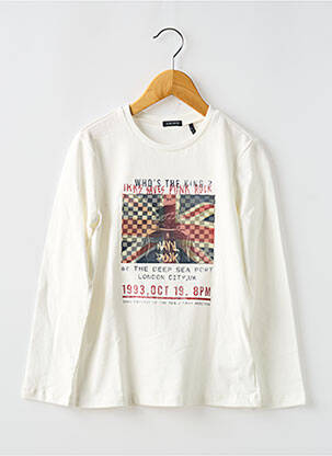 T-shirt blanc IKKS JUNIOR pour garçon