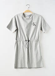 Robe courte gris CALVIN KLEIN pour fille seconde vue