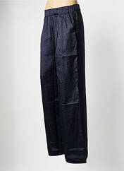 Pantalon large bleu BIZANCE pour femme seconde vue