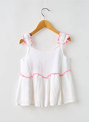 Top col carré blanc BILLIEBLUSH fille