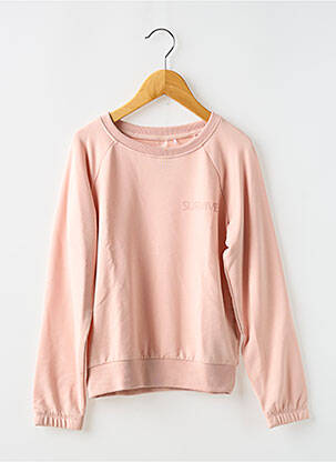 Sweat-shirt col rond rose ONLY PLAY fille