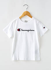 T-shirt blanc CHAMPION pour garçon seconde vue
