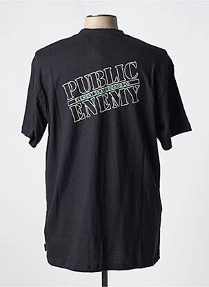 T-shirt col rond noir ELEMENT homme