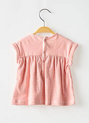 Top rose PETIT BATEAU pour fille seconde vue