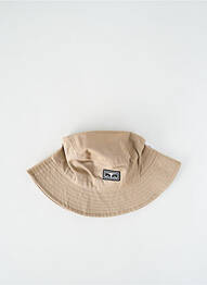 Chapeau beige OBEY homme