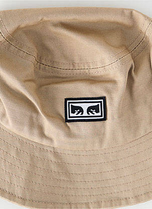 Chapeau beige OBEY homme