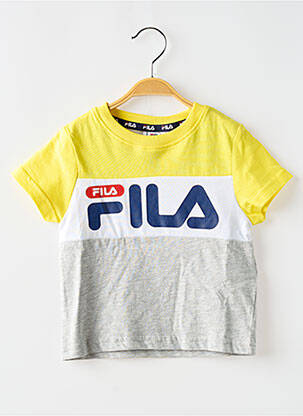 T-shirt col rond gris FILA enfant