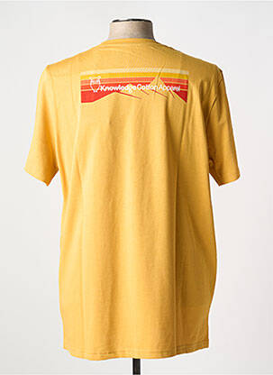 T-shirt col rond marron KNOWLEDGE COTTON APPAREL homme
