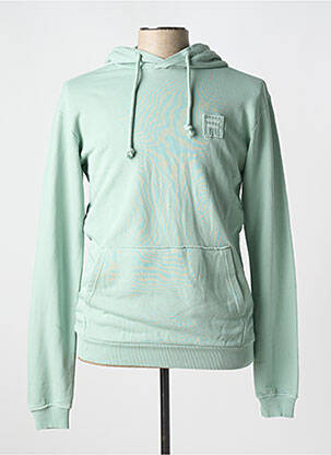 Sweat-shirt à capuche col rond vert FILA homme