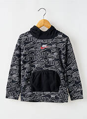 Sweat-shirt à capuche noir NIKE pour garçon seconde vue