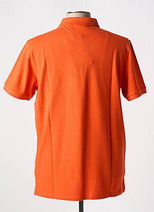 Polo orange KNOWLEDGE COTTON APPAREL homme