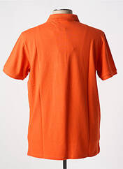 Polo orange KNOWLEDGE COTTON APPAREL pour homme seconde vue