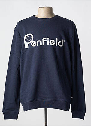 Sweat-shirt col rond bleu PENFIELD homme
