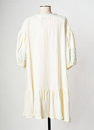 Robe courte col v beige B.YOUNG femme
